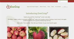 Desktop Screenshot of evercrispapple.com